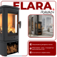 Піч-камін Ravan Elara 10 кВт 2393-