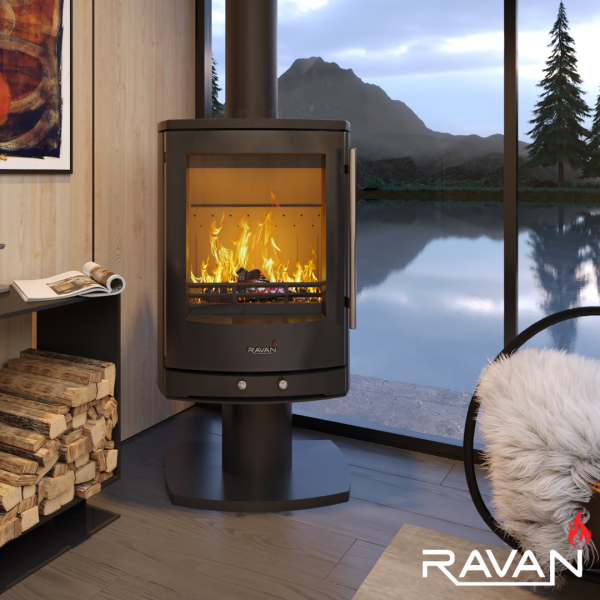 Піч-камін Ravan Krono 8 кВт 2394-