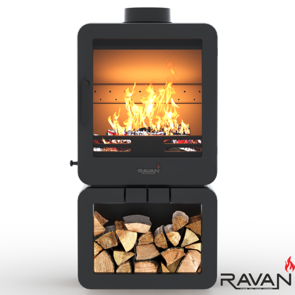 Піч-камін Ravan Savana 8 кВт 2395-