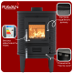 Піч-камін Ravan Monaco 7 кВт 2397-