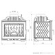 Каминная топка KAWMET W17 (12.3 kW) EСO 2416-