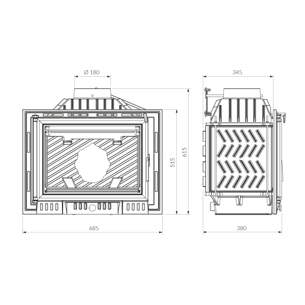 Каминная топка KAWMET W6 ECO 2417-