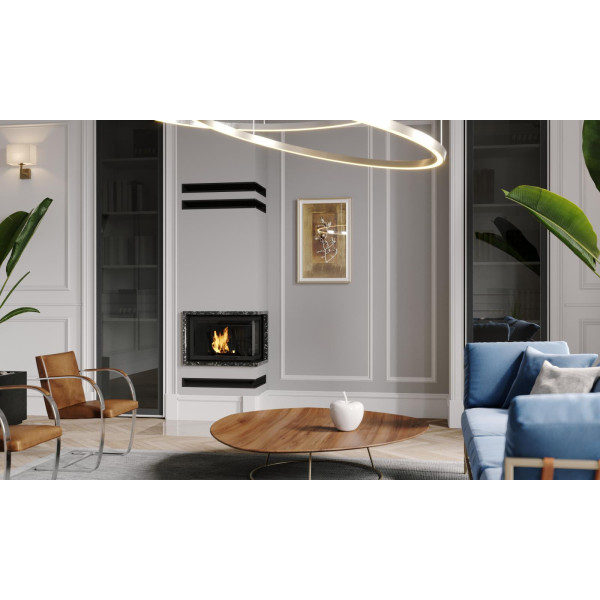 Камінна топка Defro Home IMPULS SM BP G (чорний шамот) IMPULS SM BP G (чорний шамот)