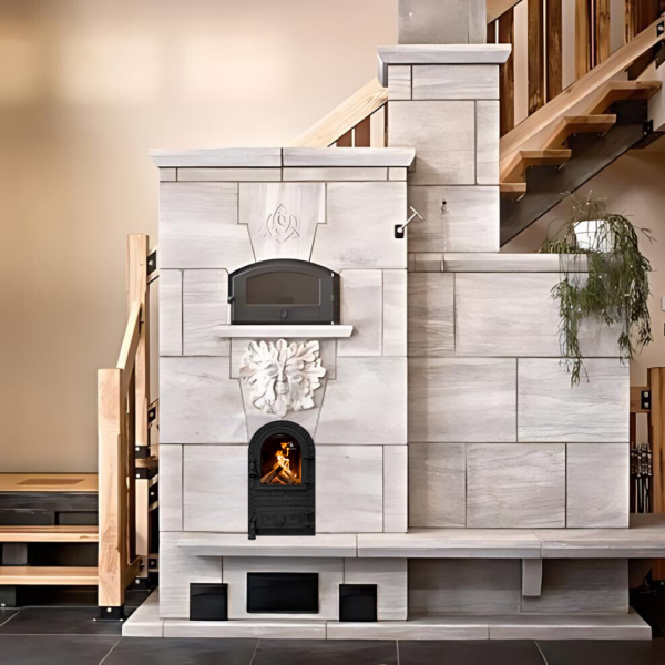 Дверка чавунна пічна Linda Дверцята чавунні пічні Iron Fire Дверцята для печі зі склом 310х530 мм 2330-02