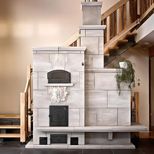 Комплект дверцята пічні для каміна та барбекю Iron Fire Style 35 WG 350х390 мм + піддувальні 315х180 мм 2320-02