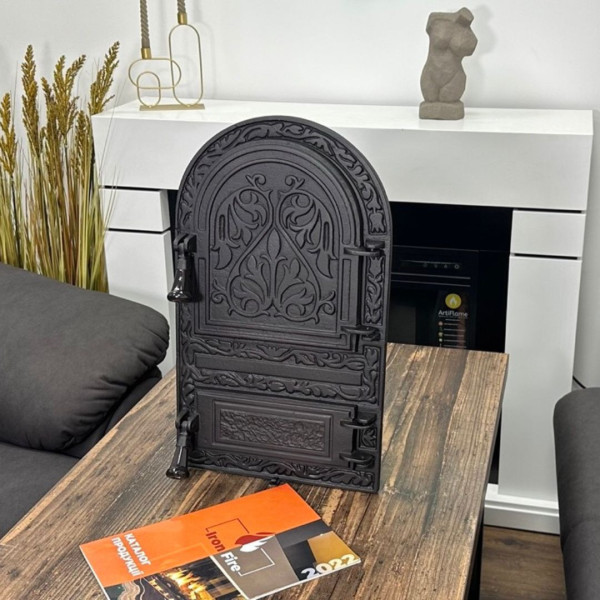 Дверцята чавунні пічні Linda WG Дверцята чавунні пічні Iron Fire Чавунні дверцята для печі 310х530 мм 2331-02