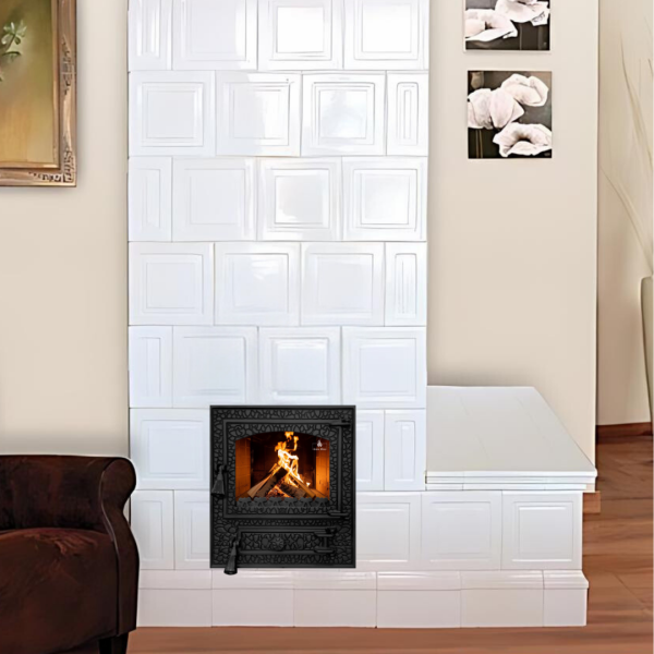 Дверцята чавунні пічні Bastion XL Дверцята чавунні пічні Iron Fire Дверцята для печі зі склом 310х530 мм 2301-02