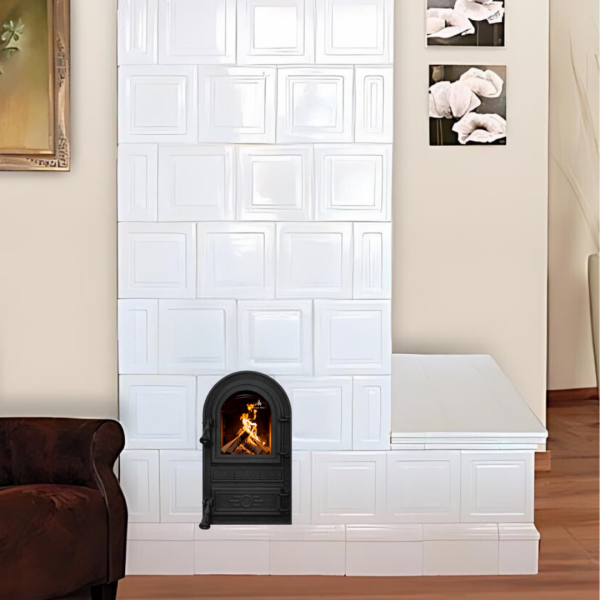 Дверцята чавунні пічні Flower Дверцята чавунні пічні Iron Fire Дверцята для печі зі склом 305х520 мм 2302-02