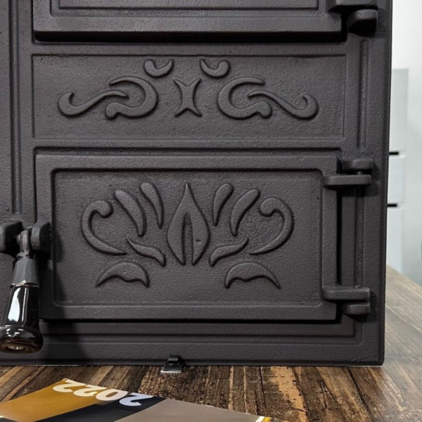 Дверцята чавунні пічні Fiona WG 305x510 мм Дверцята чавунні пічні Iron Fire Чавунні дверцята для печі 2322-02