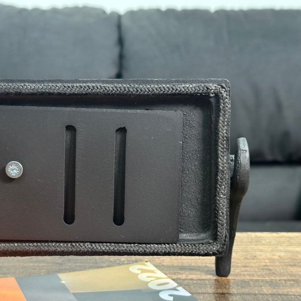 Комплект чавунні дверцята з вогнетривким склом Iron Fire Cameron 480х475 мм + піддувальні 315х180 мм 2352-02