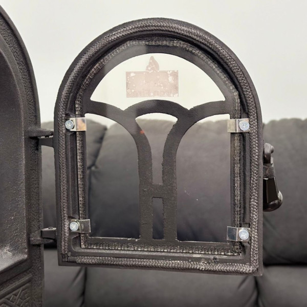 Дверцята чавунні пічні Fagure Дверцята чавунні пічні Iron Fire Дверцята для печі зі склом 305х520 мм 2303-02