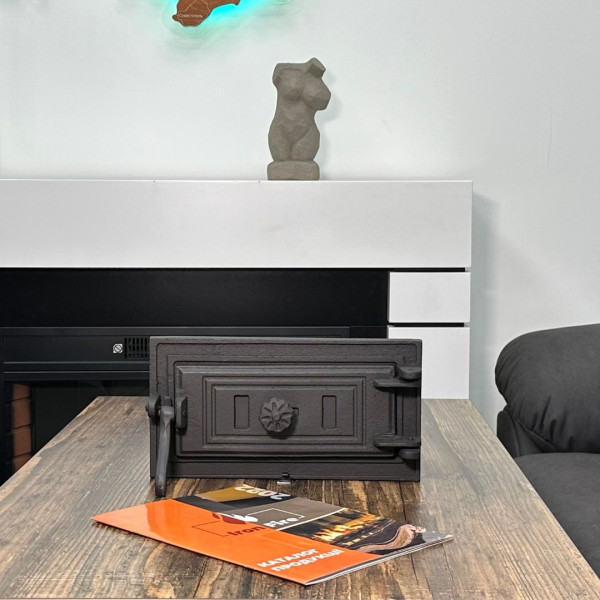 Дверцята зольників Style 50 Чавунні дверцята піддувальні Iron Fire Чавун двері піддувальні 315х165 мм 2305-02