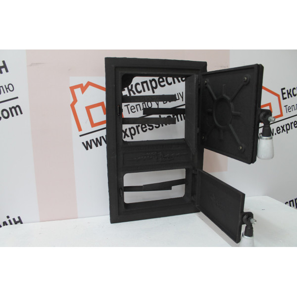 Дверцята чавунні пічні Ben 300x470 мм Дверцята чавунні пічні Iron Fire Чавунні дверцята для печі 2297-02