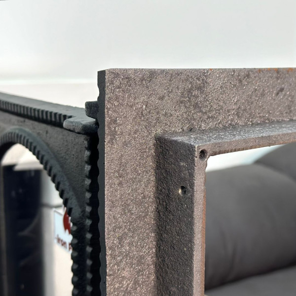 Дверцята чавунні для каміна з вогнетривким склом Iron Fire Дверцята топкові чавунні Style 35 350x390 мм 2307-02