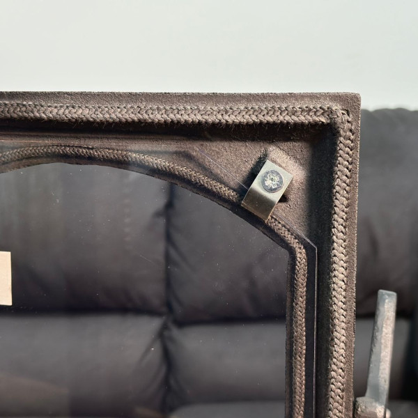 Дверцята чавунні для каміна з вогнетривким склом Iron Fire Дверцята топкові чавунні Style 35 350x390 мм 2307-02