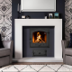 Комплект чавунні дверцята з вогнетривким склом Iron Fire Style 50 485х485 мм + піддувальні 315х165 мм 2317-02