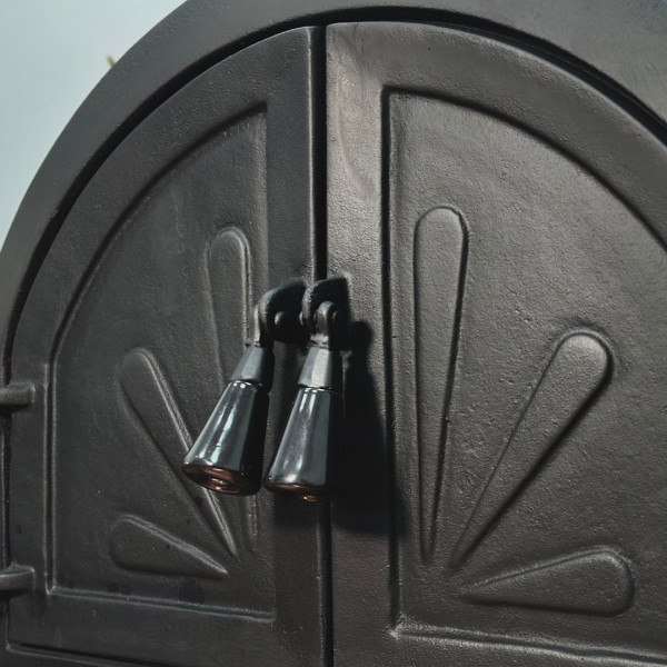 Комплект дверцята пічні для каміна та барбекю Iron Fire Adeline 550х410 мм + піддувальні 315х165 мм 2358-02