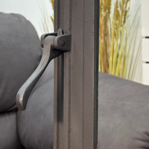 Дверцята чавунні для каміна з вогнетривким склом Iron Fire Дверцята топкові чавунні Adam 640х440 мм 2319-02