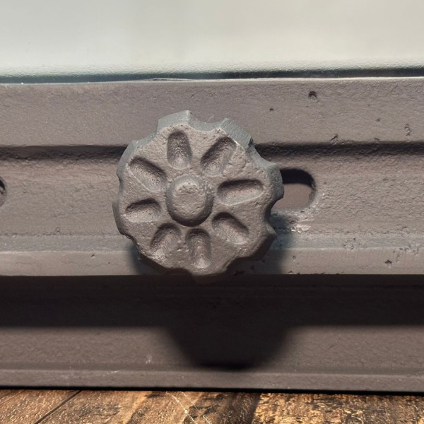 Дверцята чавунні для каміна з вогнетривким склом Iron Fire Дверцята топкові чавунні Adam 640х440 мм 2319-02