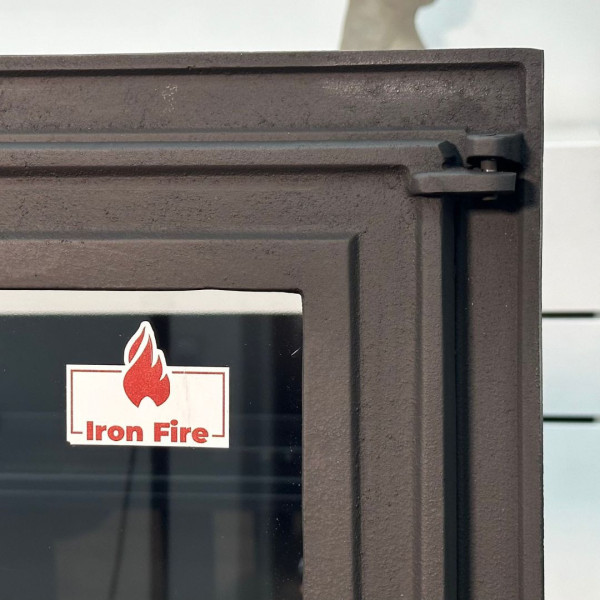 Дверцята чавунні для каміна з вогнетривким склом Iron Fire Дверцята топкові чавунні Adam 640х440 мм 2319-02